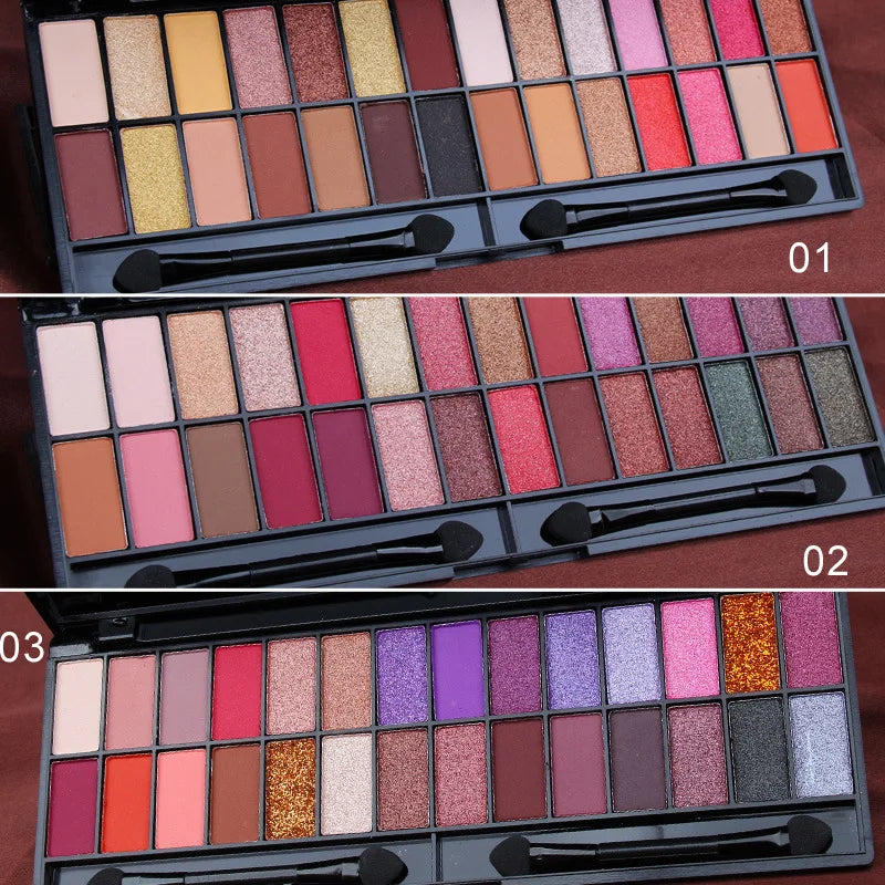 28 Colors Eyeshadow Palette Waterproof Matte Shimmer