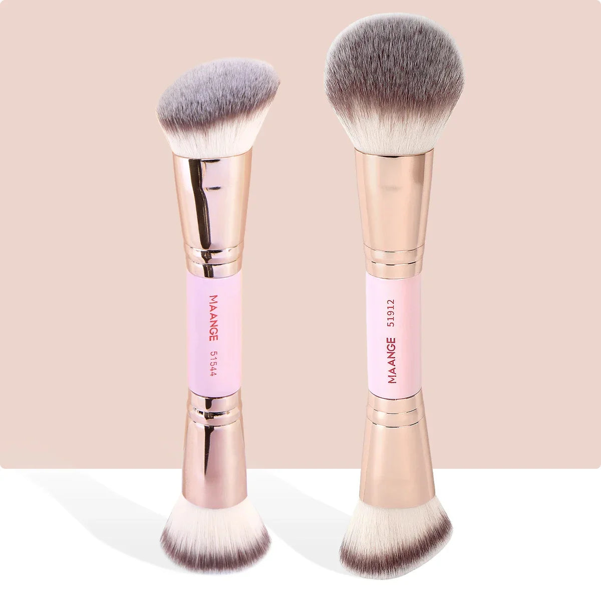 2PCS Double-Ended Foundation Makeup Brush Set