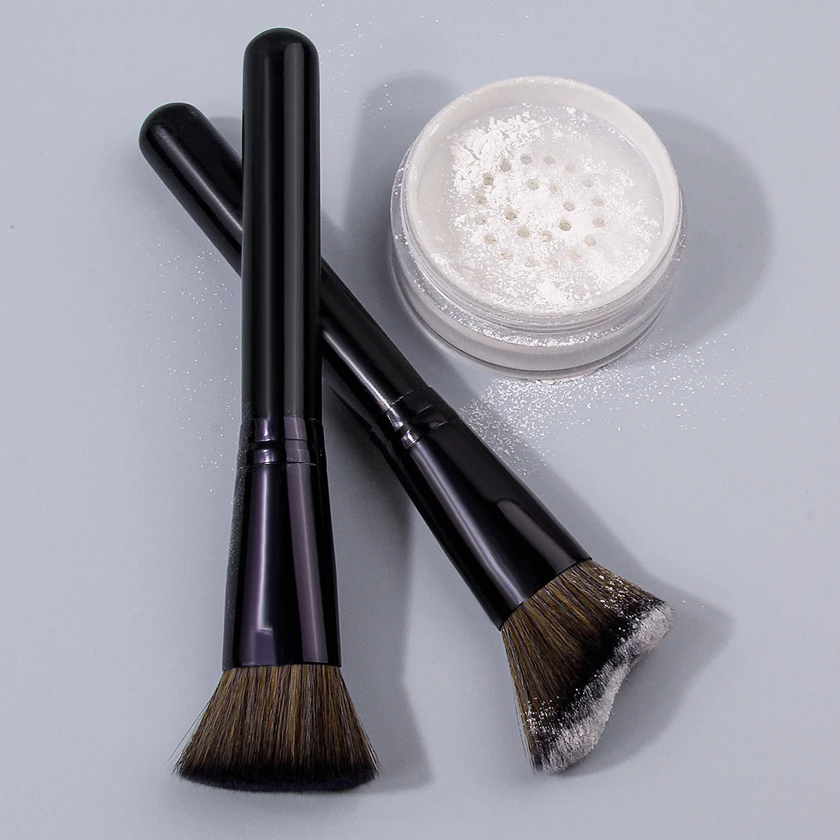 2PCS Irregular Flat-Head Makeup Brushes