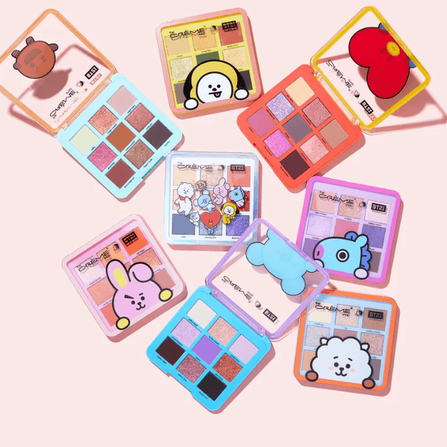 [Pre-Order]  BT21: Eyeshadow Palette Complete Collection, 7 types