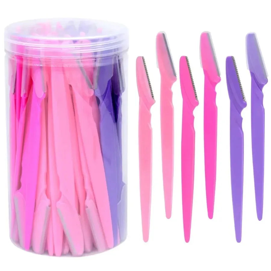 30 Pcs Eyebrow Razors For Women With Precision Safety Cover
