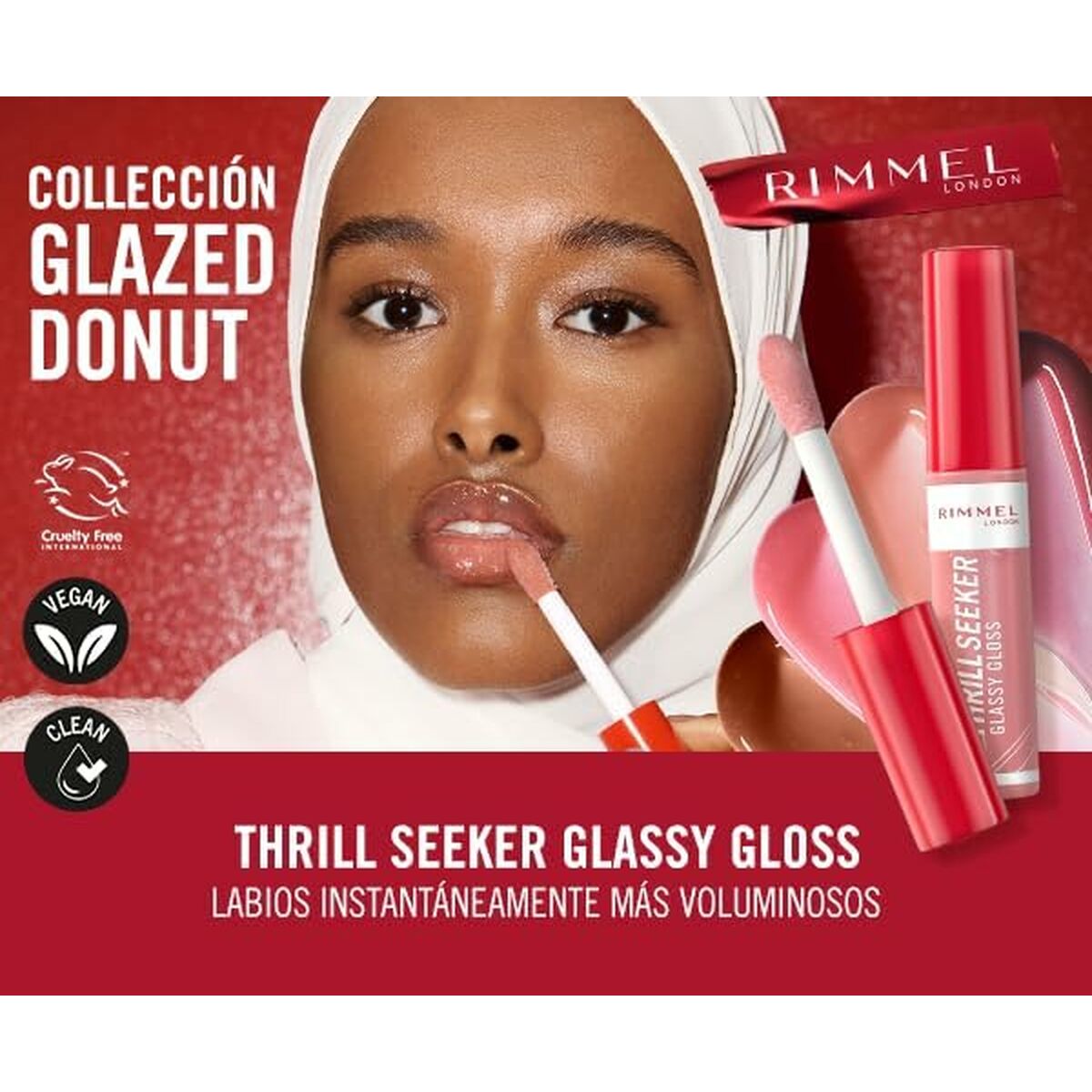 Lip-gloss Rimmel London THRILL SEEKER Nº 650-Sweet Frosting 6 ml