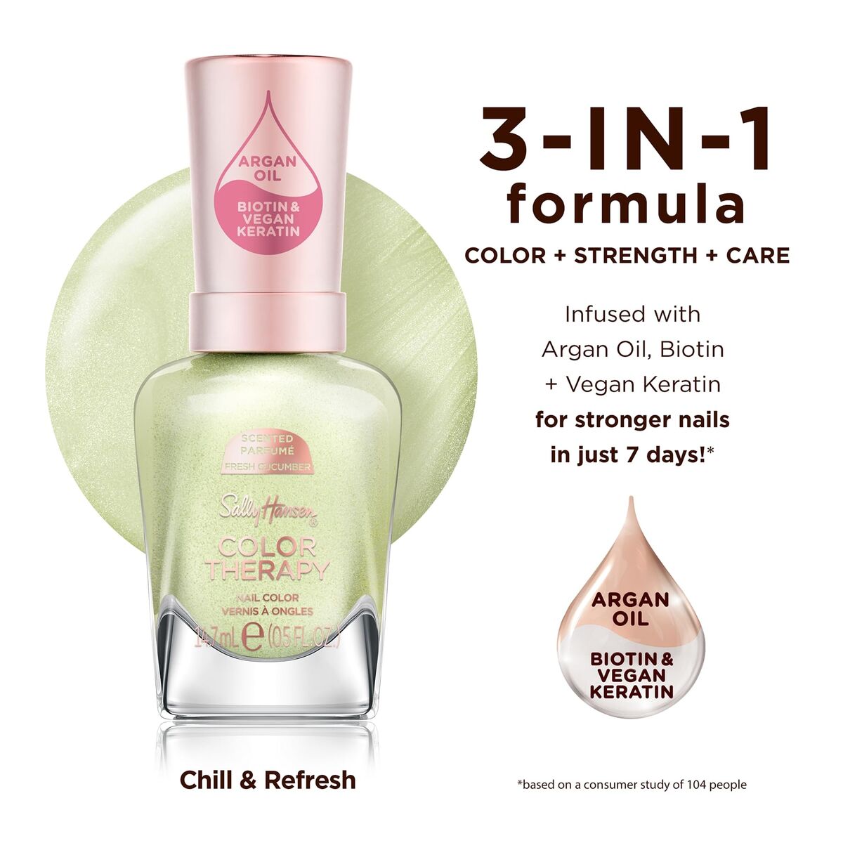 Nail polish Sally Hansen COLOR THERAPY 14,7 ml