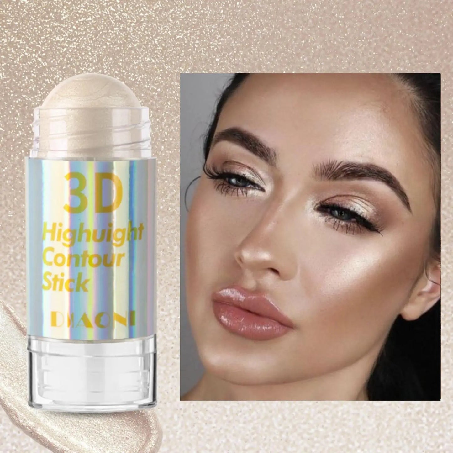 3D Face Brighten Highlighter Stick