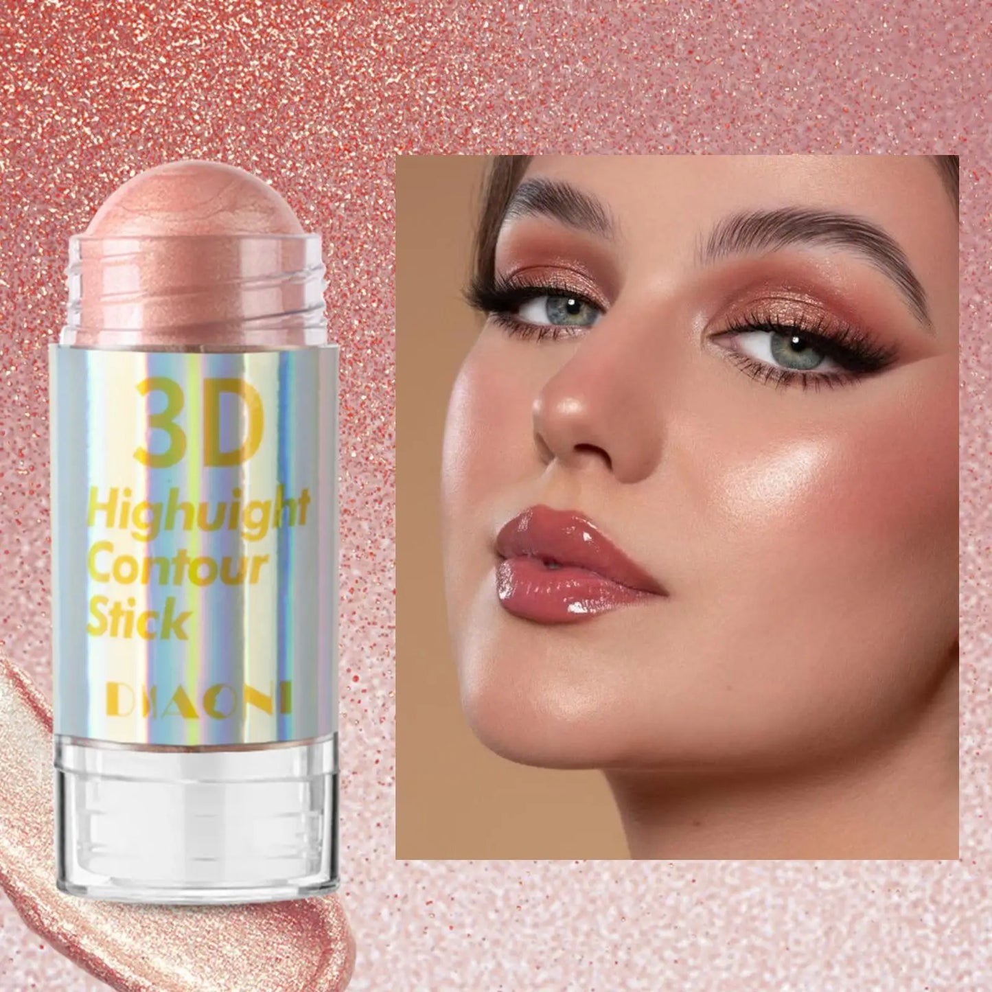 3D Face Brighten Highlighter Stick