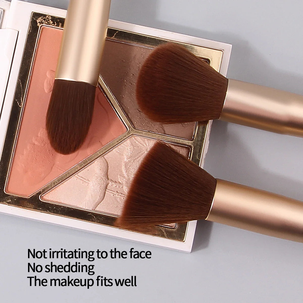 3PCS Premium Makeup Brush Set for Face