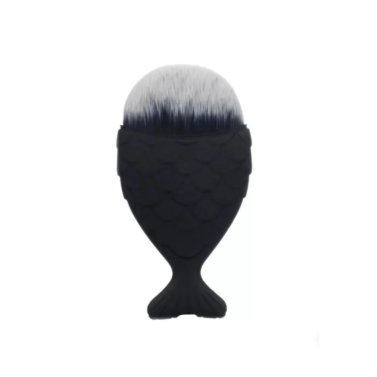 3pcs Black Fish Scale Makeup Brushes