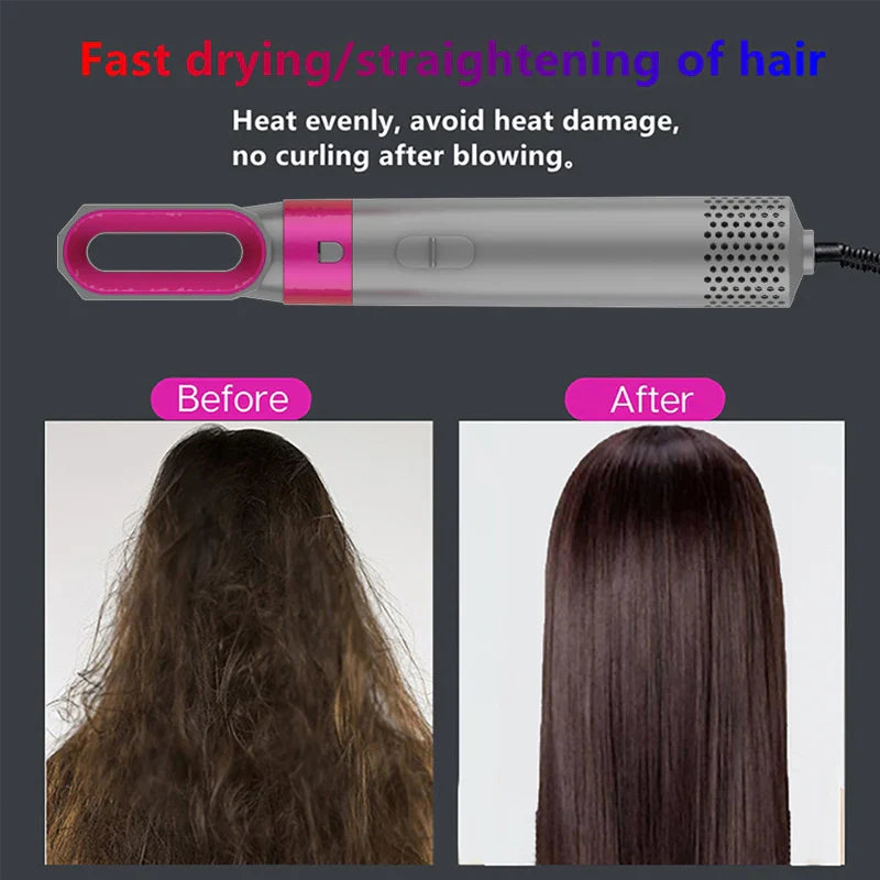5 in 1 Hair Dryer Hot Comb Set