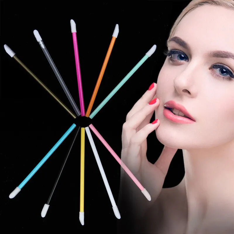 50 Pcs Disposable Lip Brush Set for Makeup