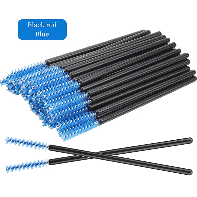 50Pcs Disposable Eyelash Brushes Set