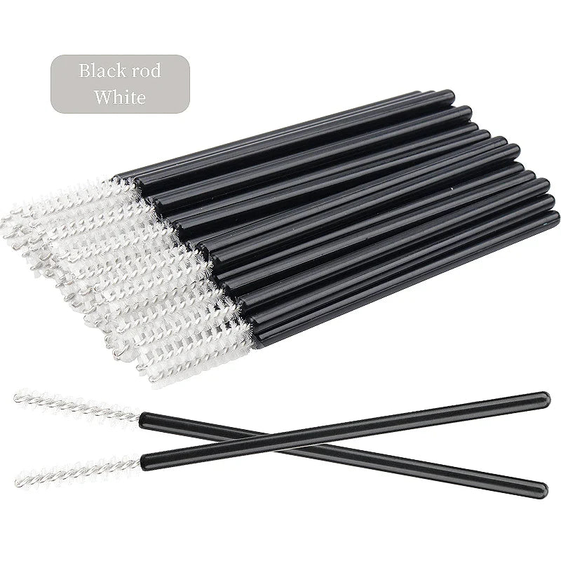 50Pcs Disposable Eyelash Brushes Set