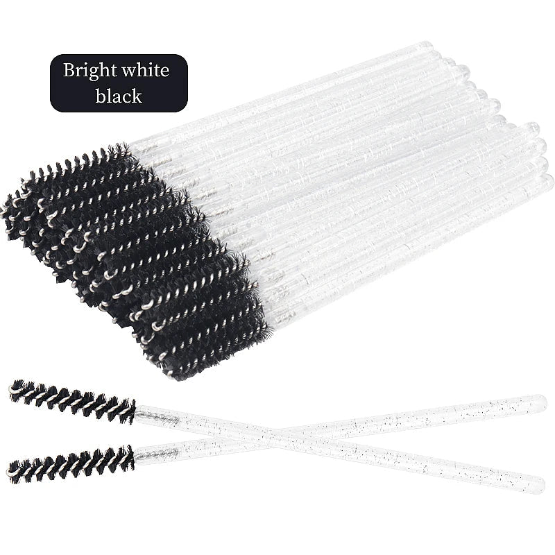 50Pcs Disposable Eyelash Brushes Set