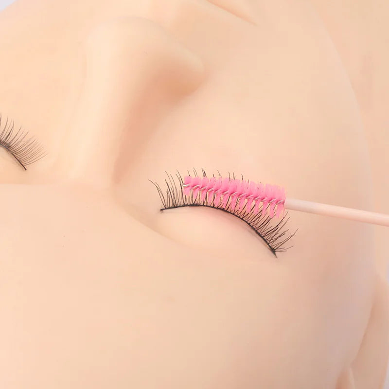 50pcs Eyebrow Mascara Wand Applicator Set