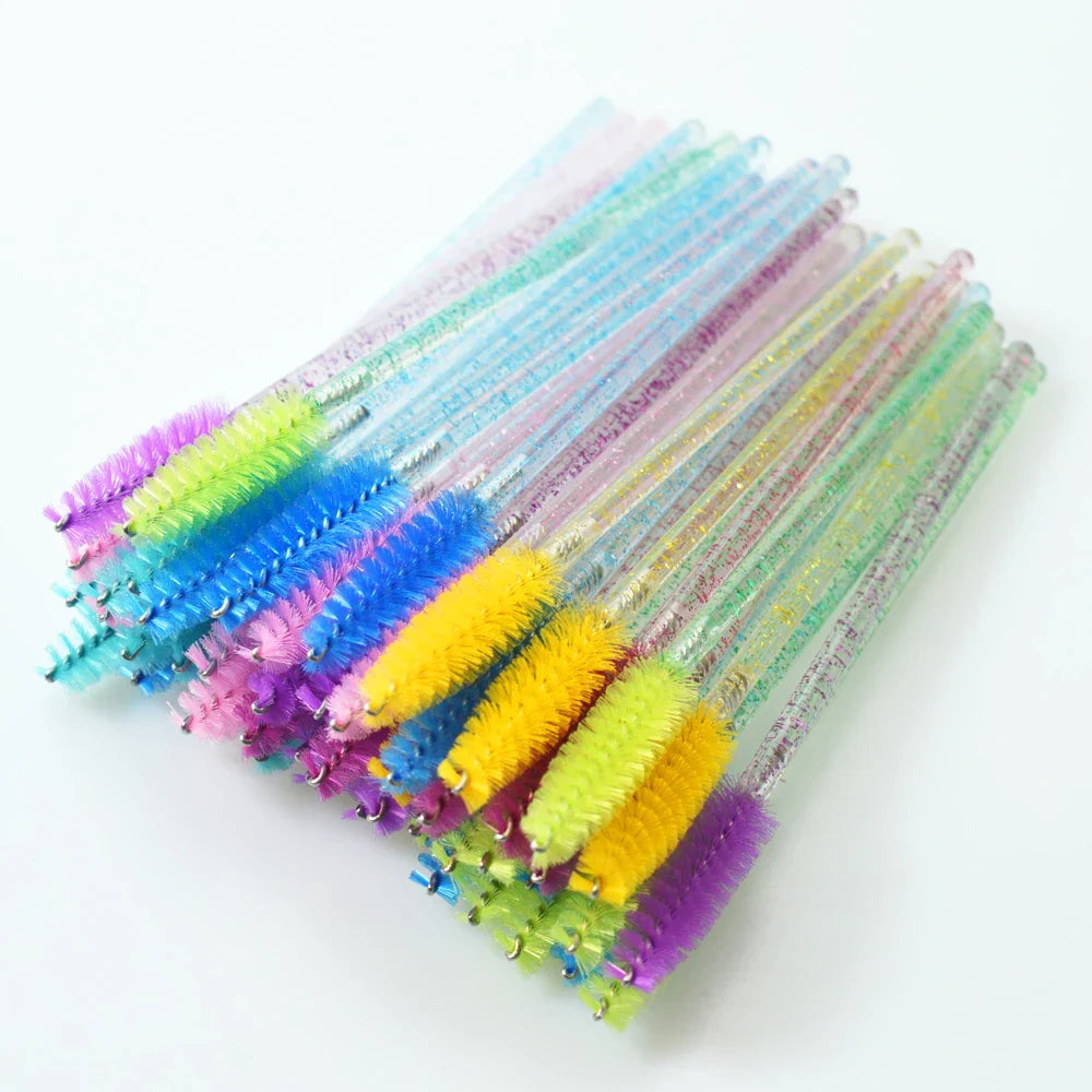 50pcs Eyelash Brush Makeup Tools Set