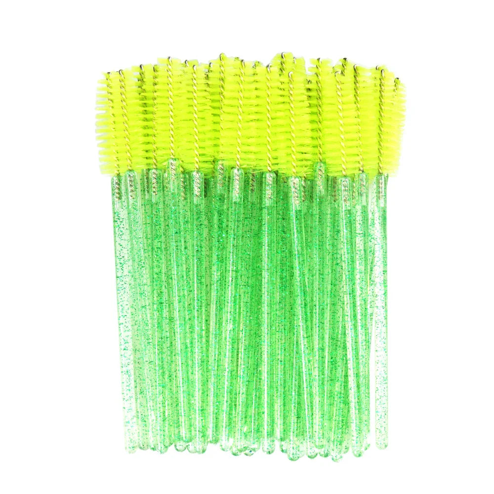 50pcs Eyelash Brush Makeup Tools Set
