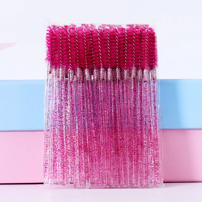 50pcs Eyelash Brush Makeup Tools Set
