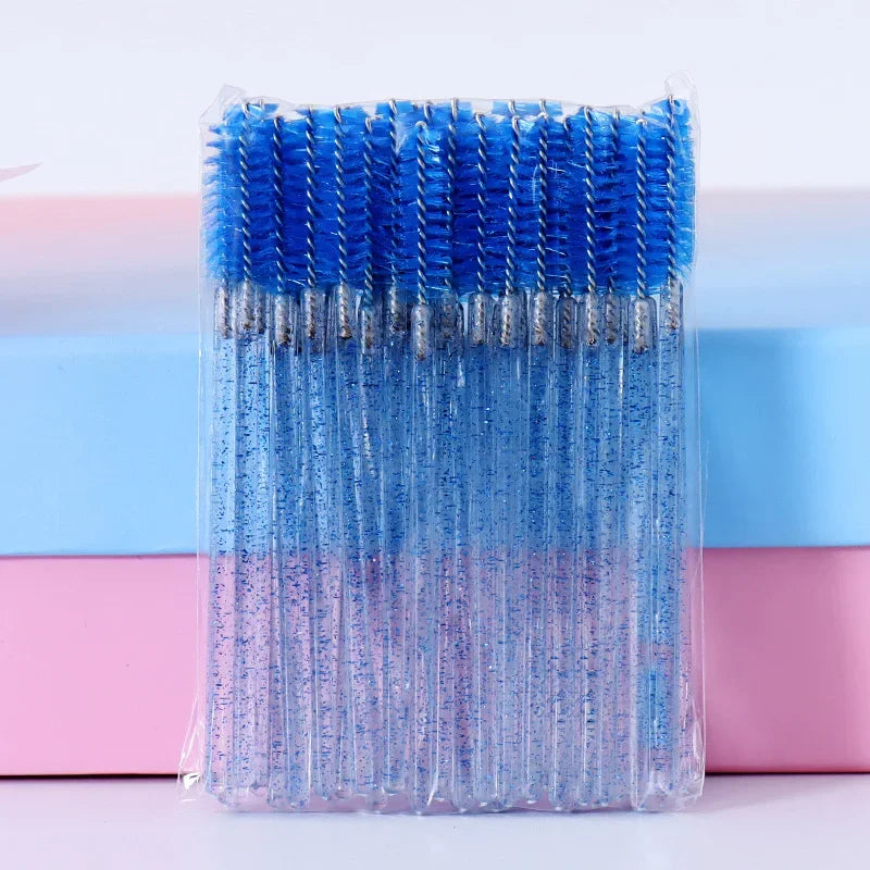 50pcs Eyelash Brush Makeup Tools Set