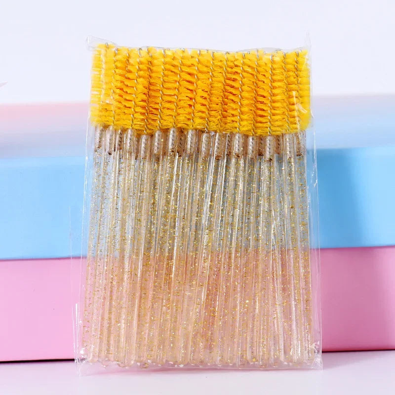 50pcs Eyelash Brush Makeup Tools Set