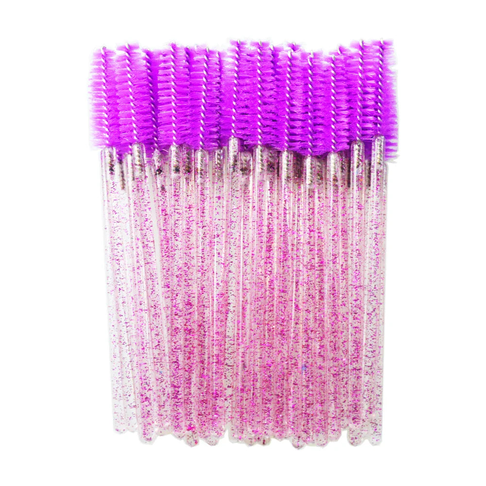 50pcs Eyelash Brush Makeup Tools Set
