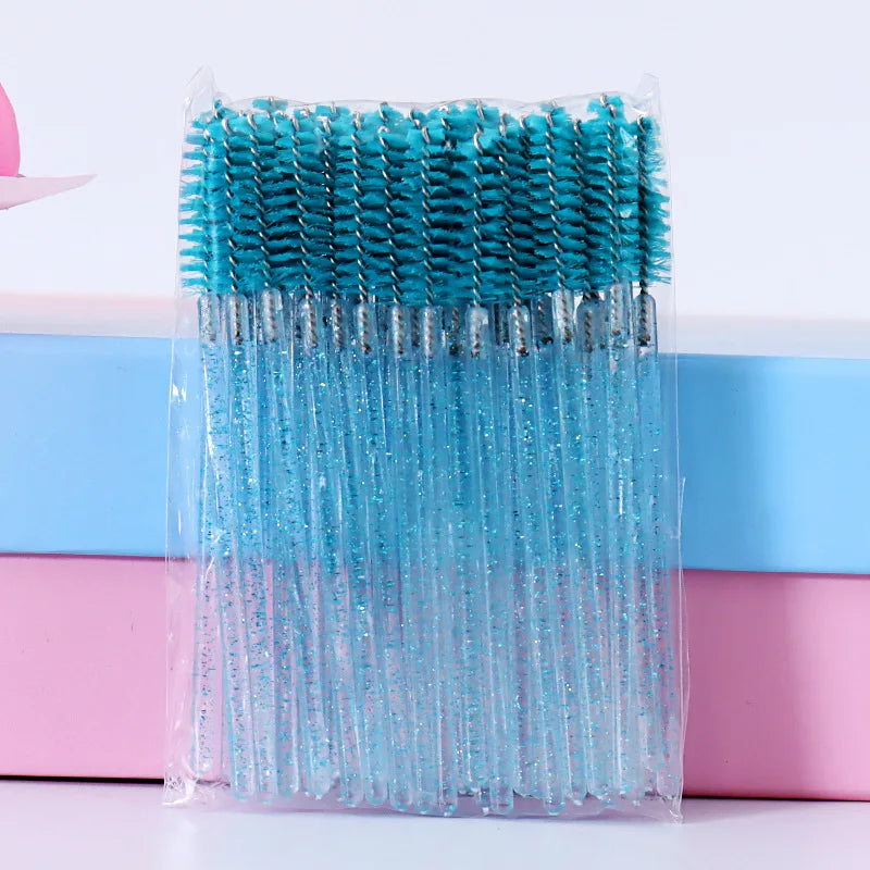 50pcs Eyelash Brush Makeup Tools Set