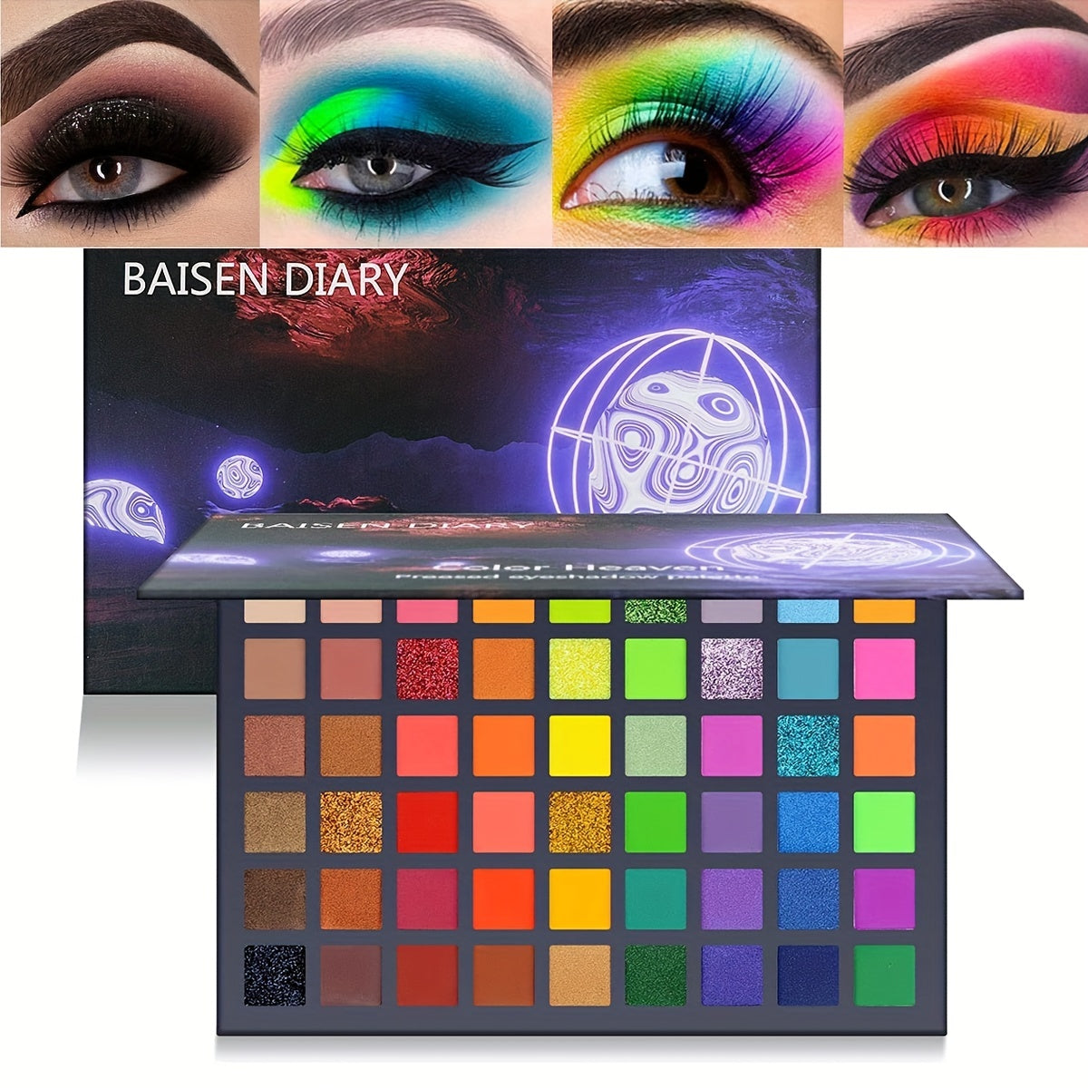54 Color Eyeshadow Palette