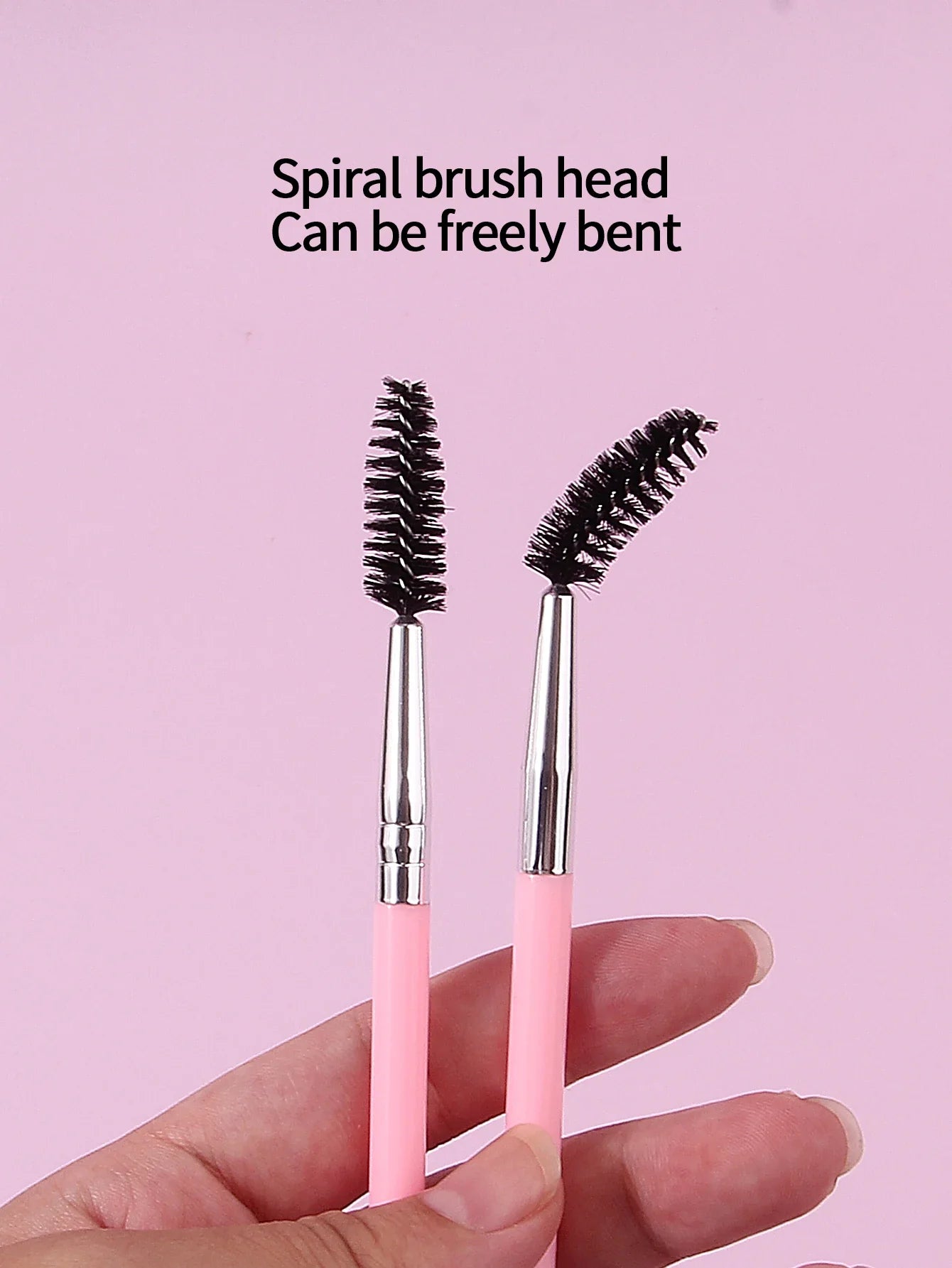 5PCS Pink Double-Headed Makeup Brushes