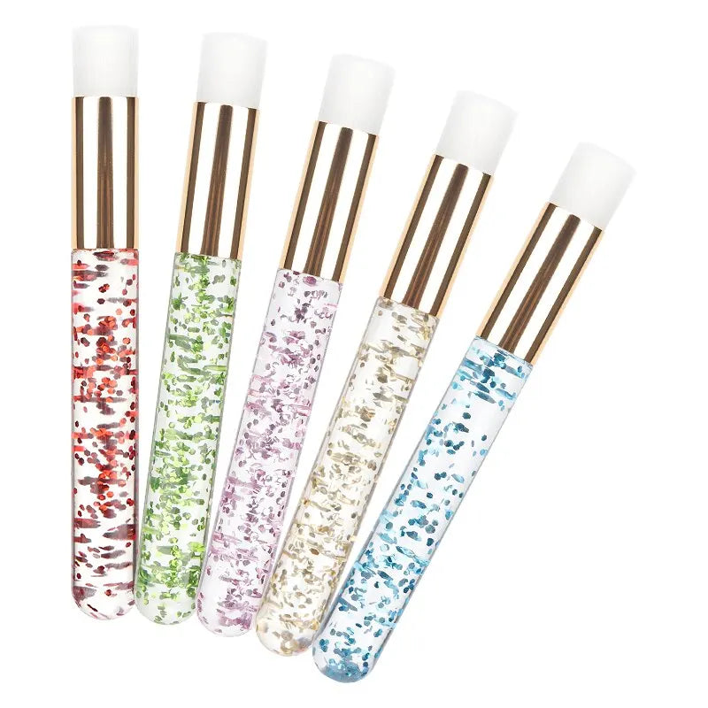 5pcs Crystal Eyelash Cleaning Brushes