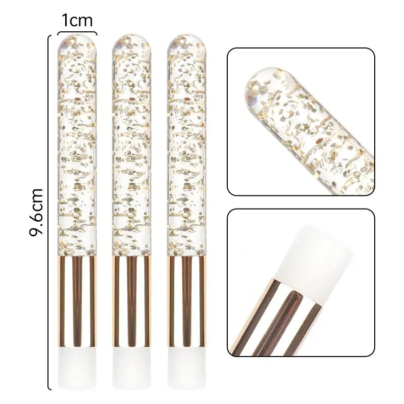 5pcs Crystal Eyelash Cleaning Brushes