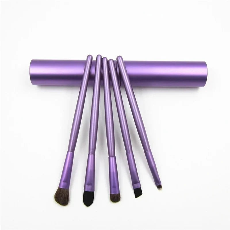 5pcs Portable Mini Eye Makeup Brushes Set