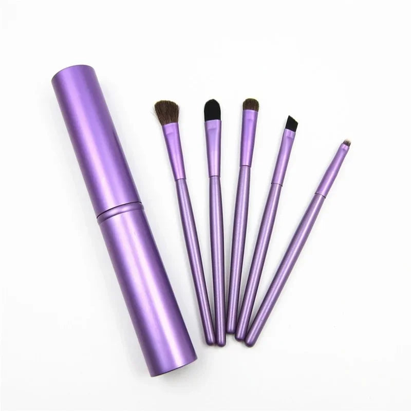 5pcs Portable Mini Eye Makeup Brushes Set