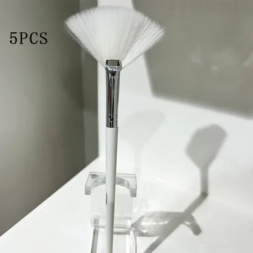 5pcs Soft Makeup Brushes Set with Wooden Handles