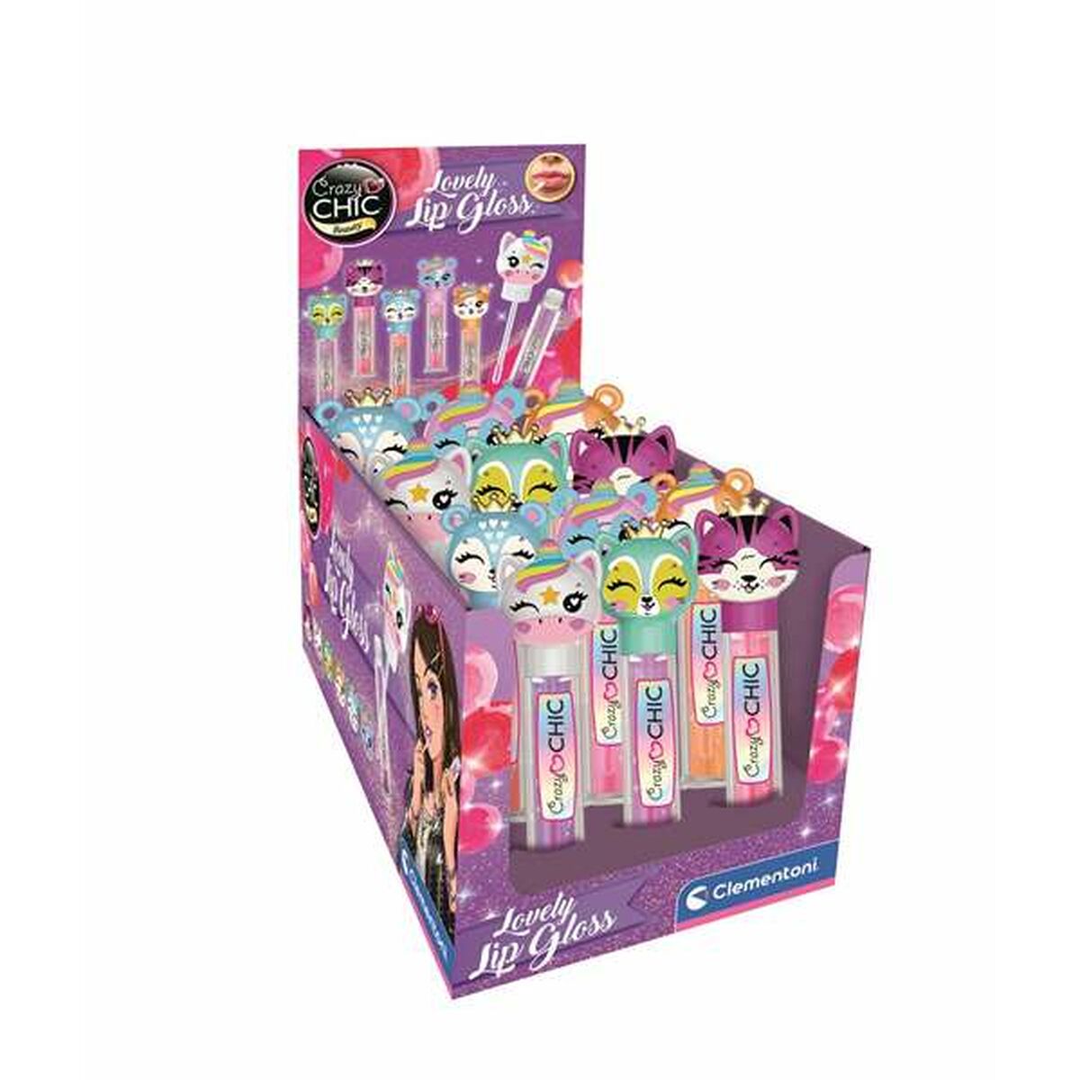 Lip-gloss Clementoni 18 Units
