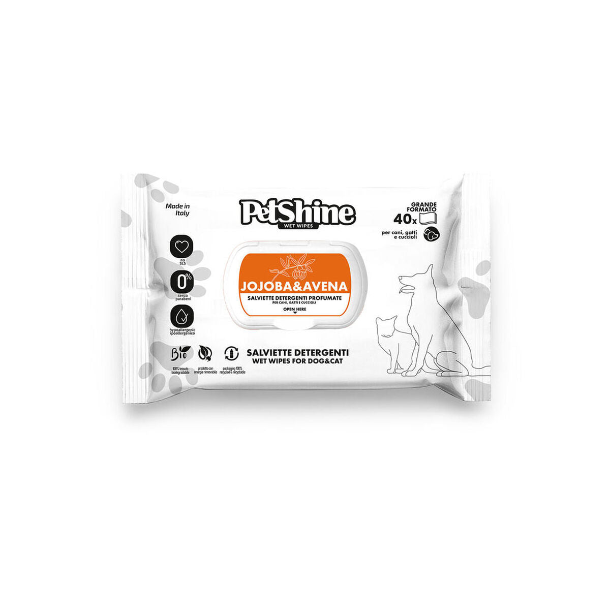Wet Wipes for Pets Trixie 40 Units