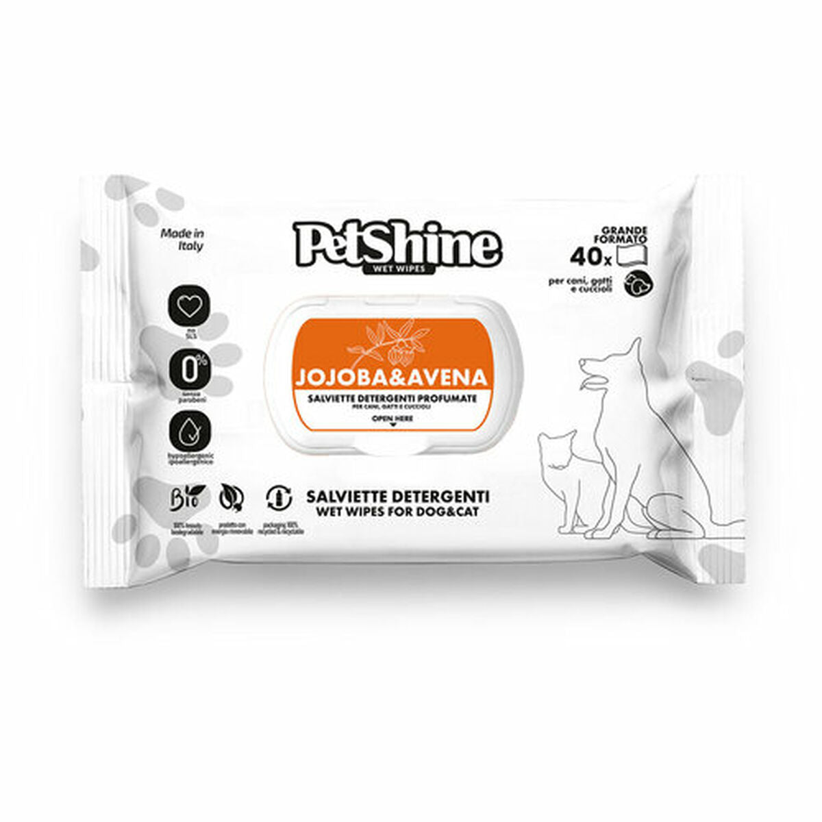 Wet Wipes for Pets Trixie 40 Units