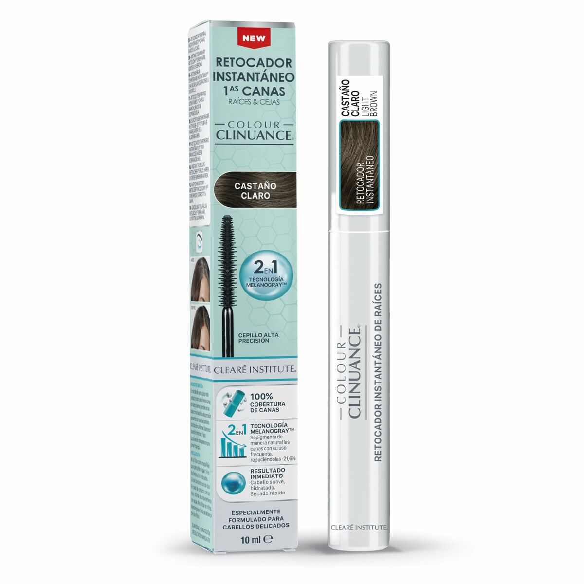 Eyebrow Tint Clearé Institute COLOUR CLINUANCE Light Brown 10 ml