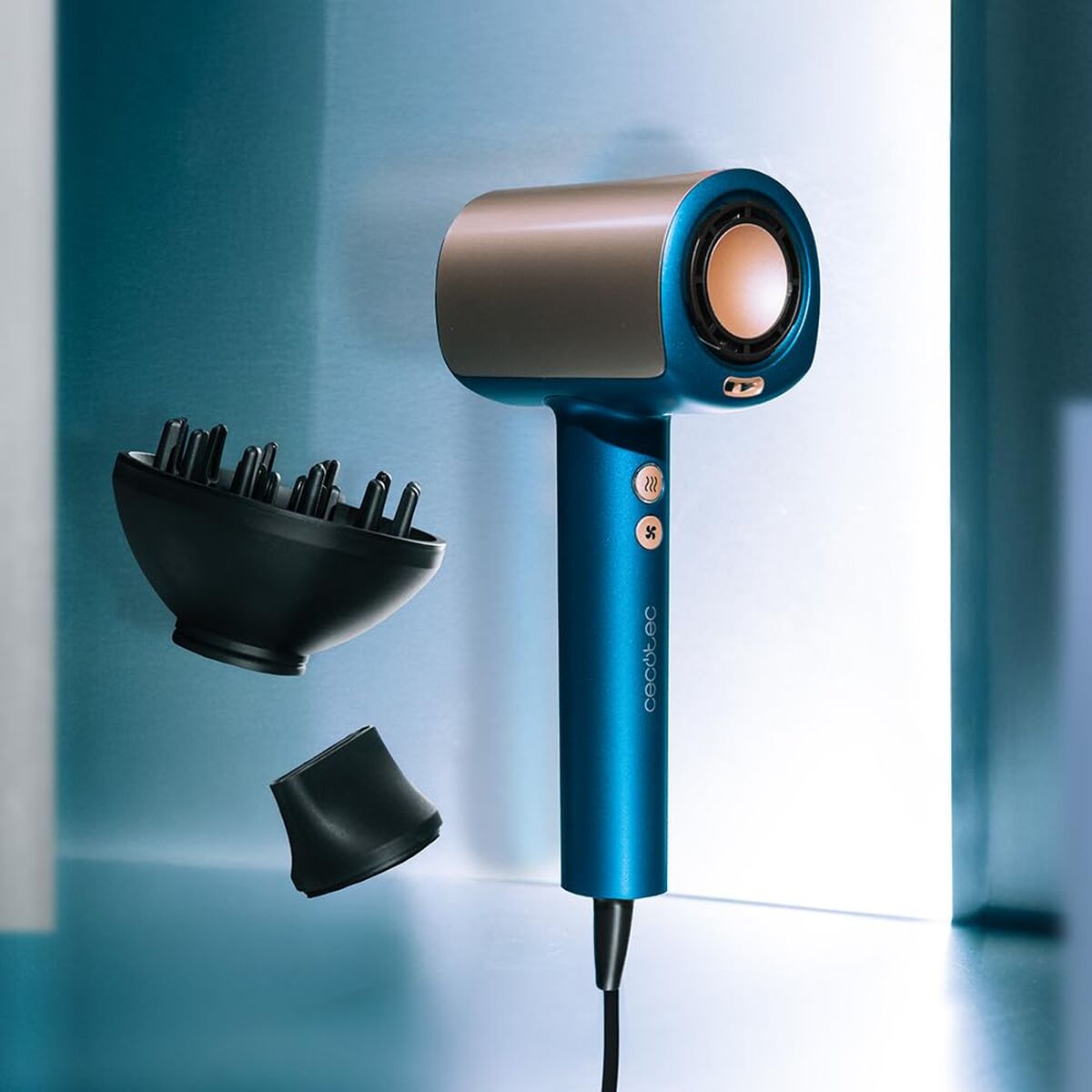 Cecotec Hair Dryer DryGlam Nano Plasma Blue 1600W Ionic Silent Blue