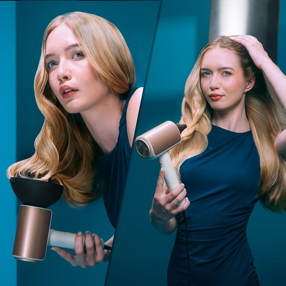 Cecotec Hair Dryer DryGlam Nano Plasma Blue 1600W Ionic Silent Blue
