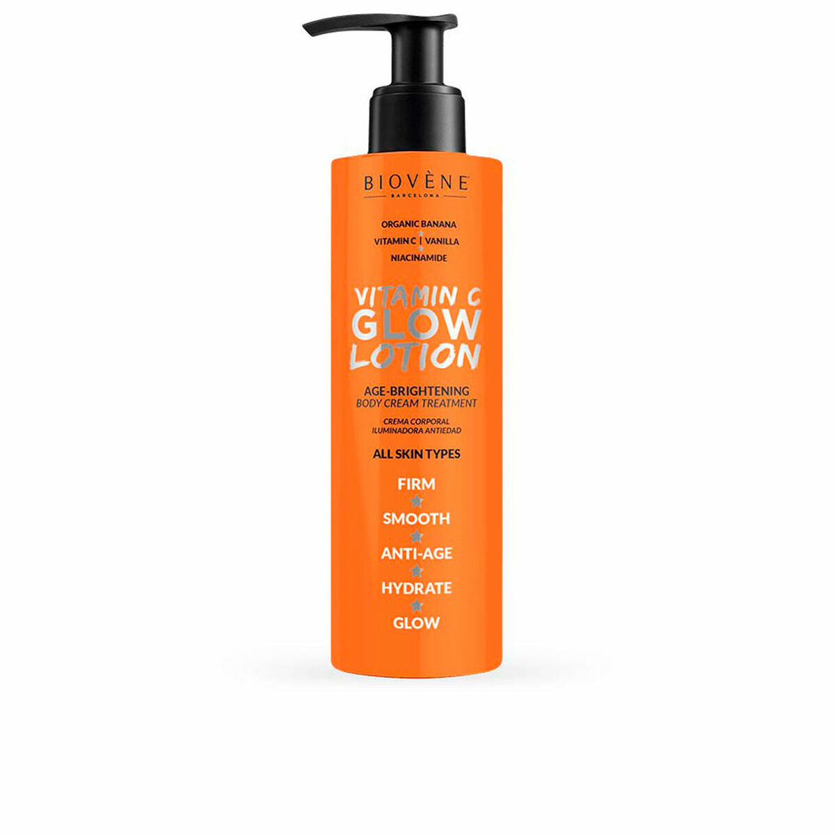 Body Cream Biovène Glow Lotion 200 ml Anti-ageing Highlighter