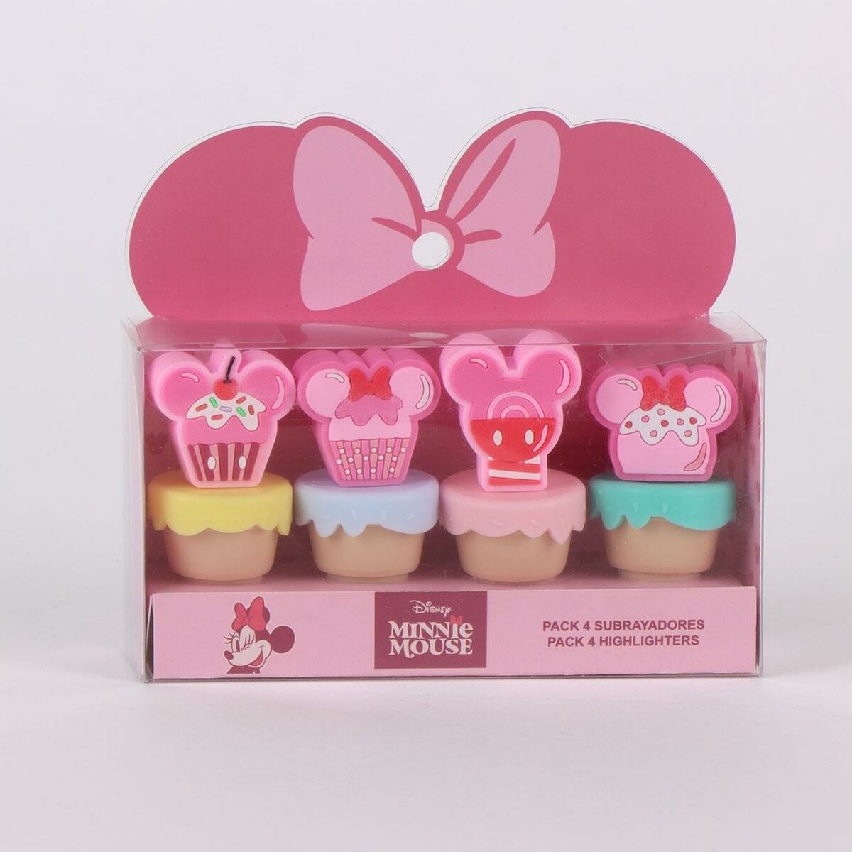 Highlighter Minnie Mouse Pink 5 Pieces