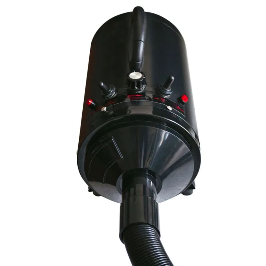 NNEVL Dog Hair Dryer with 3 Nozzles Black 2400 W