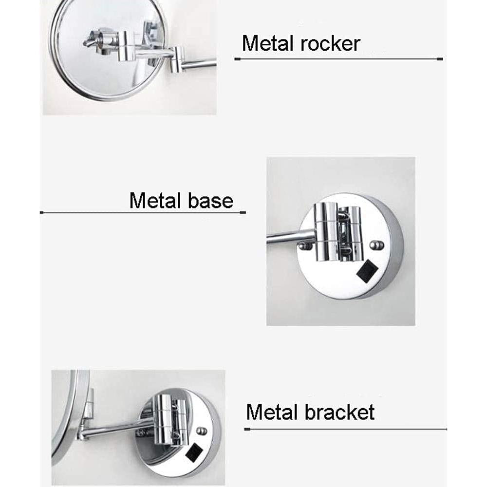 Wall Mounted LED Vanity Mirror With 180 Degree Rotation