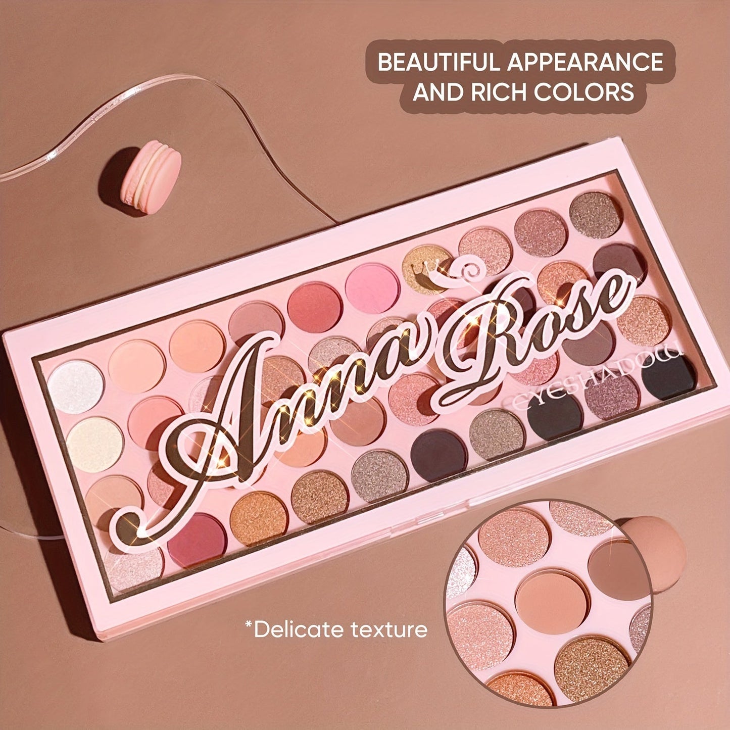 ANNA ROSE 40-Color Eyeshadow Palette