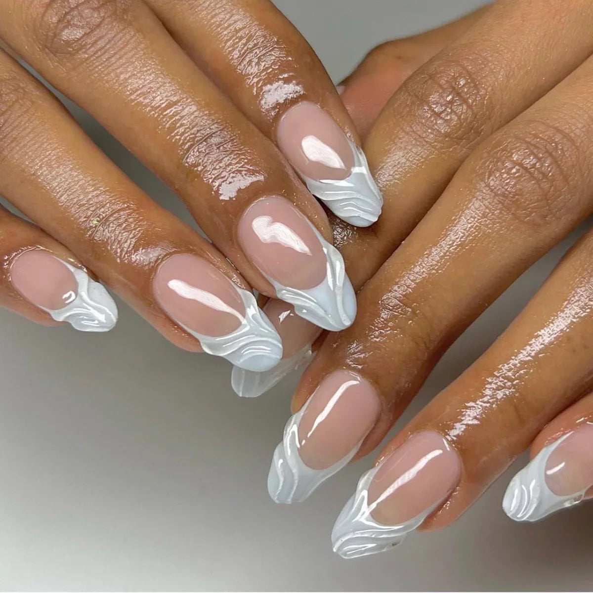 Almond Fake Nail Set