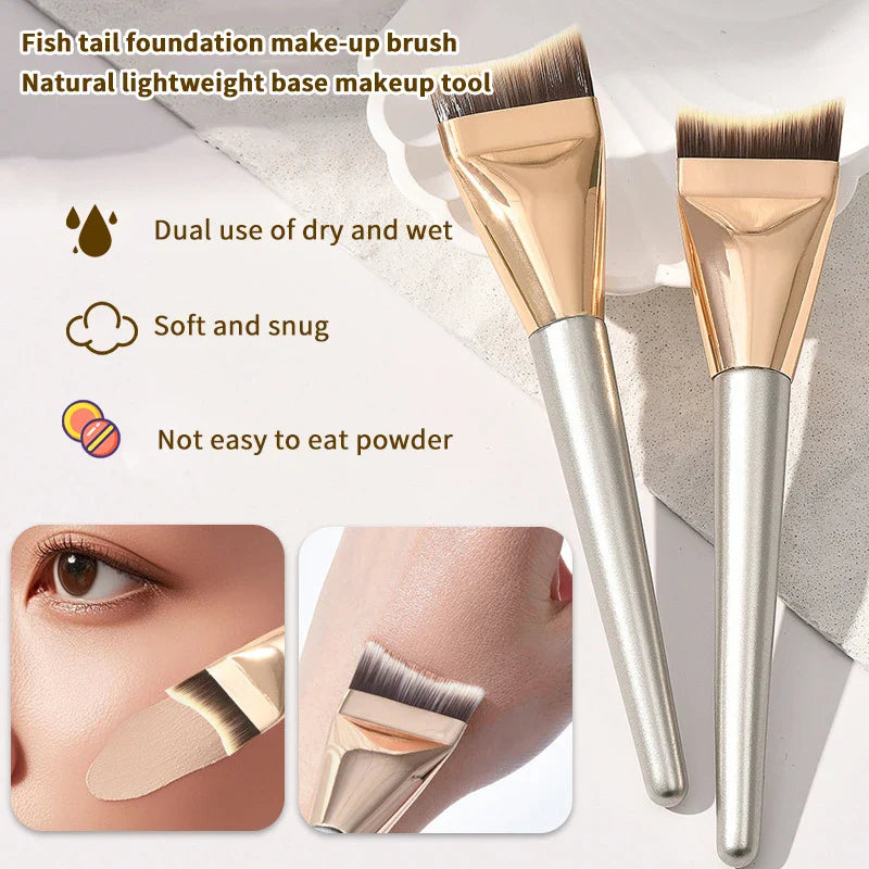 Angle Foundation Brush Makeup Palette Set