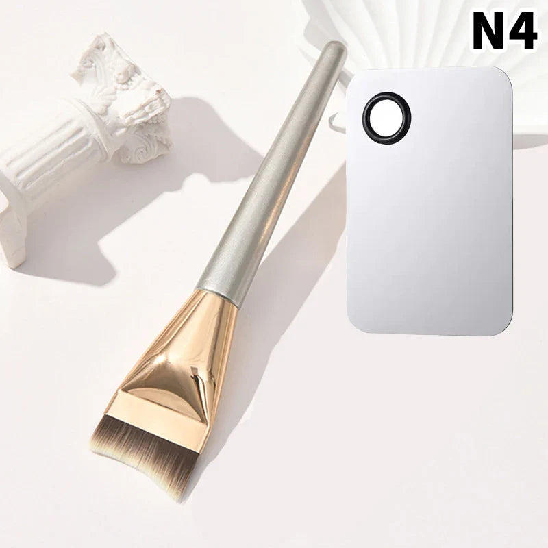 Angle Foundation Brush Makeup Palette Set