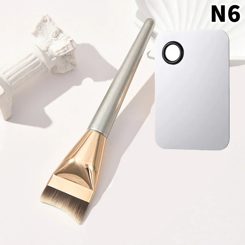 Angle Foundation Brush Makeup Palette Set