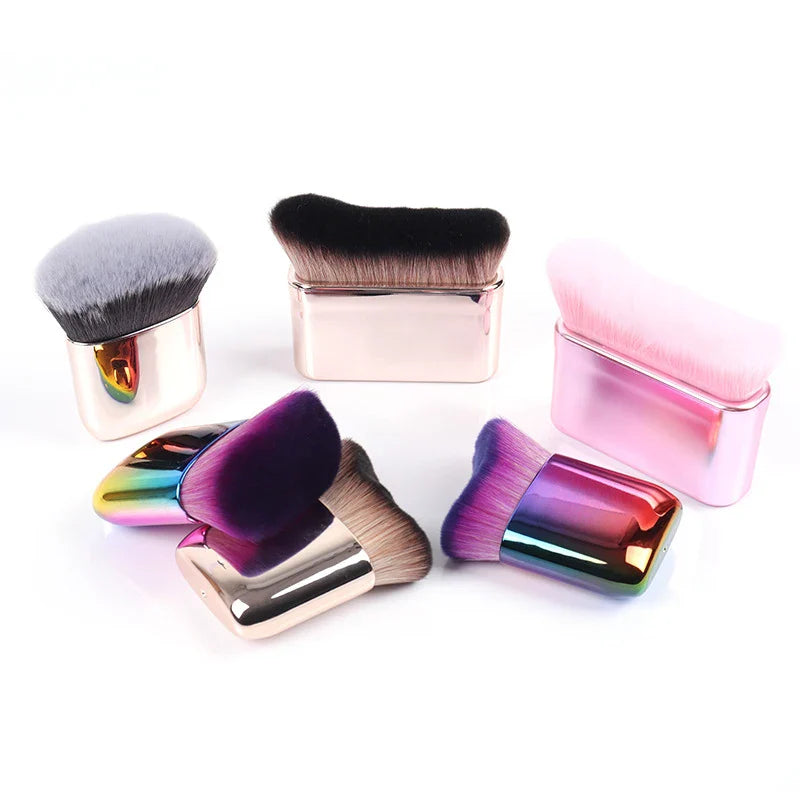 Angled Bronzer Makeup Brush Portable Handle