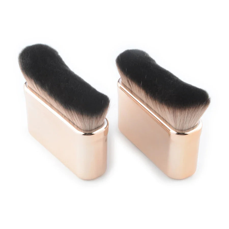 Angled Bronzer Makeup Brush Portable Handle