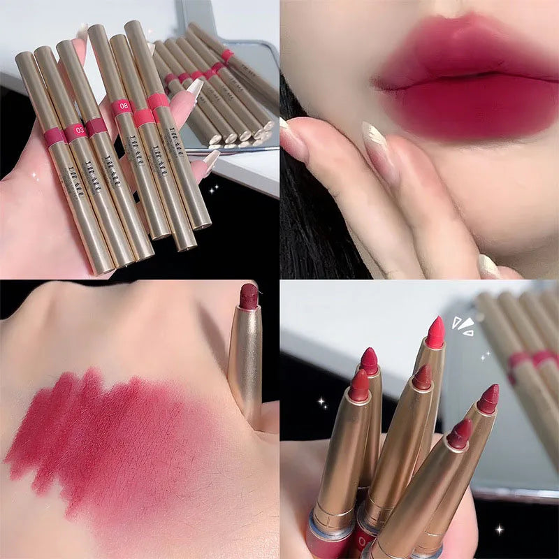 Auto Rotate Red Lip Liner Pencil