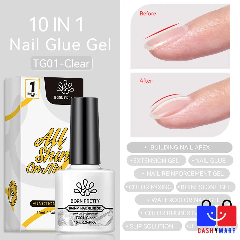 BORN PRETTY 10ml Jelly Nude Gel Nail Polish